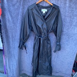 Vintage Aqua Sheen by Exylin Raincoat   Unisex 🌵Medium